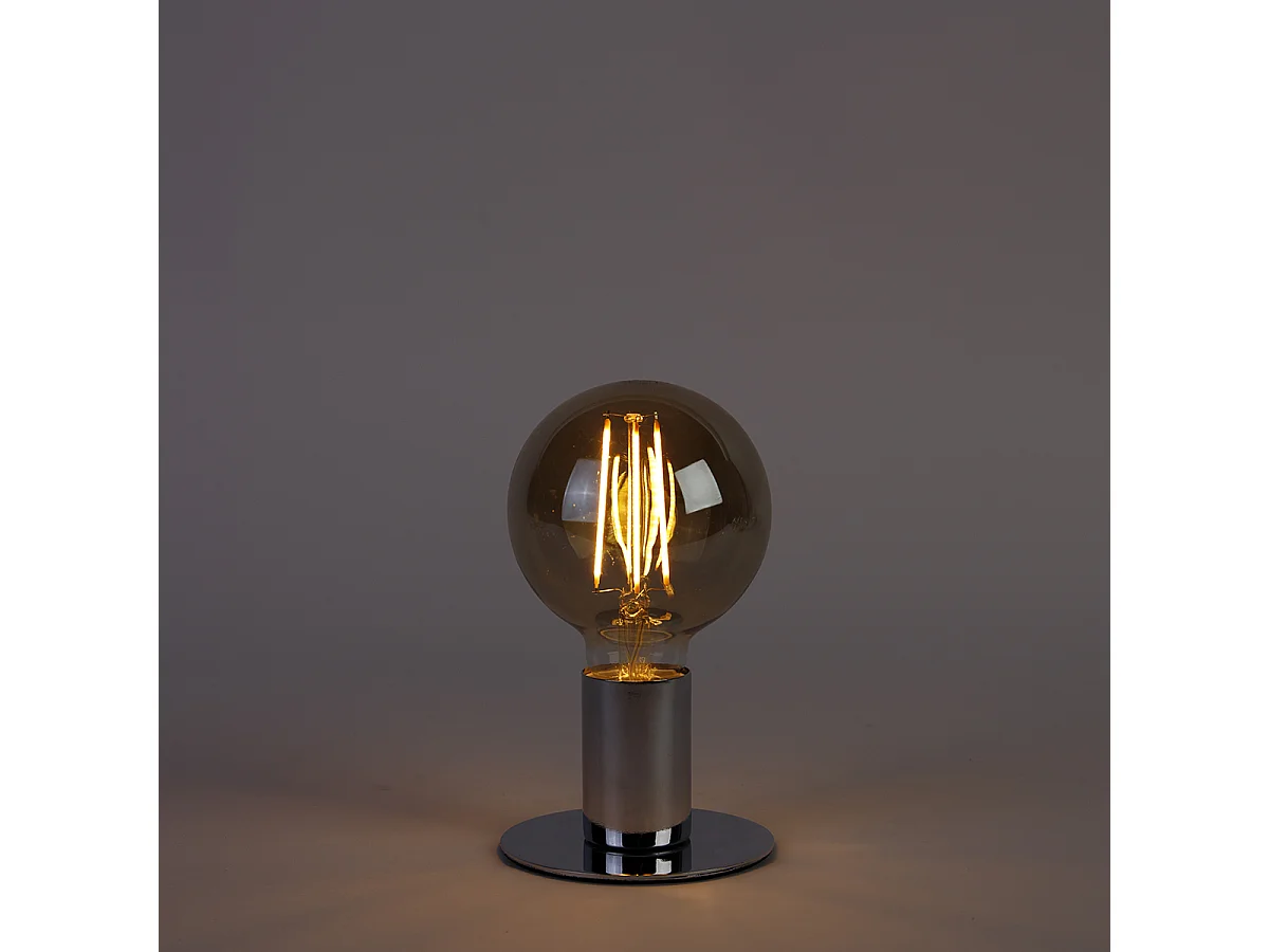 Ampoule LED dimmable 3 niveaux E27 G95 verre fumé 5W 380lm 2200K