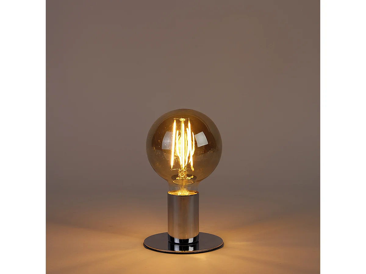 Ampoule LED dimmable 3 niveaux E27 G95 verre fumé 5W 380lm 2200K