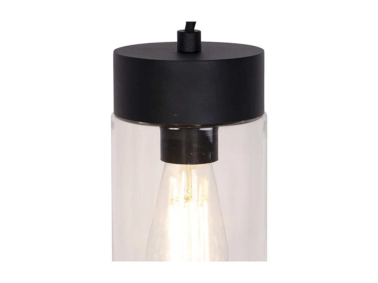 Suspension moderne noire IP44 - Jarra