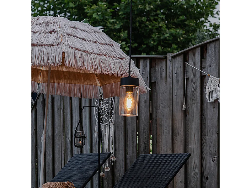 Suspension moderne noire IP44 - Jarra