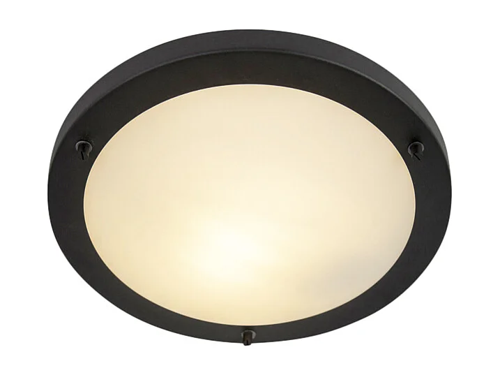 Applique murale moderne noire 31 cm IP44 - Yuma