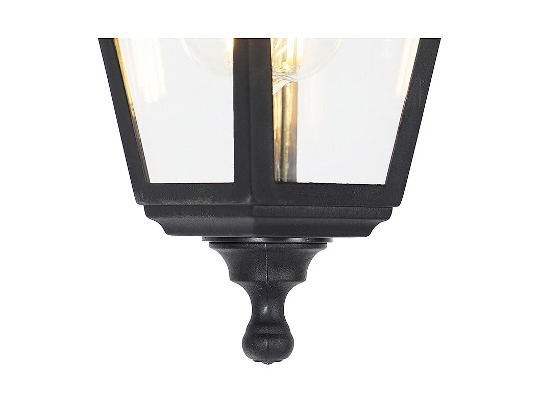 Lampe à suspension d'extérieur classique noire IP44 - Capital