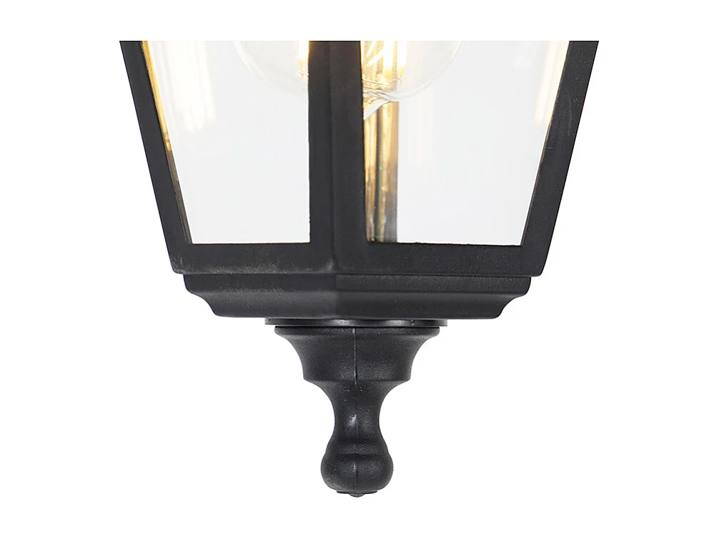 Lampe à suspension d'extérieur classique noire IP44 - Capital