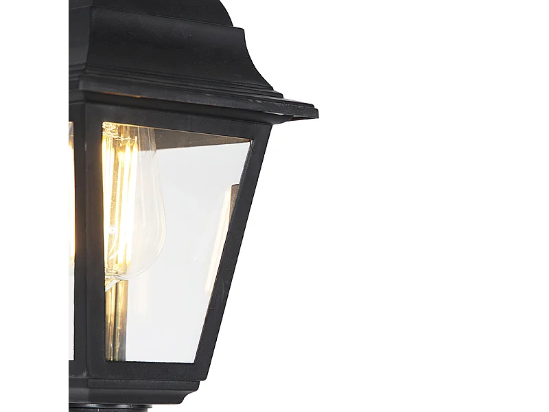 Lampe à suspension d'extérieur classique noire IP44 - Capital