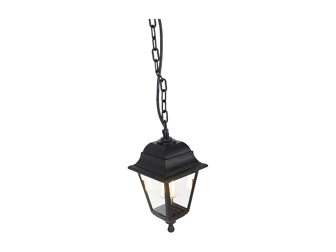 Lampe à suspension d'extérieur classique noire IP44 - Capital