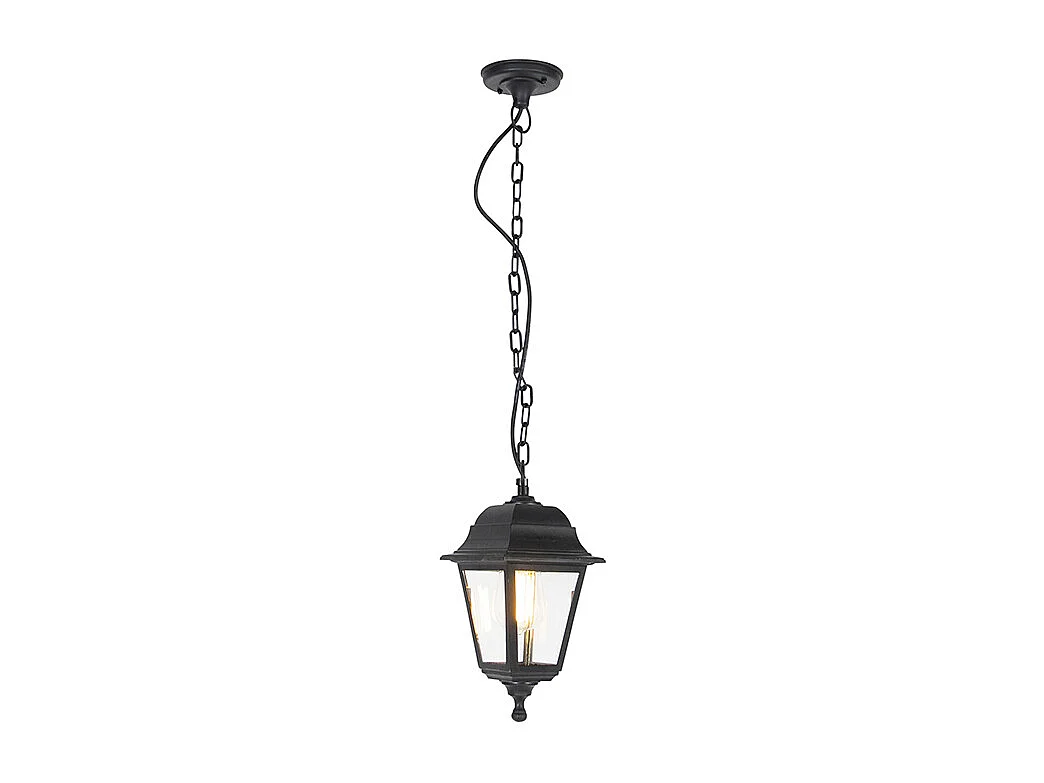 Suspension d'extérieur classique noire IP44 - Capital