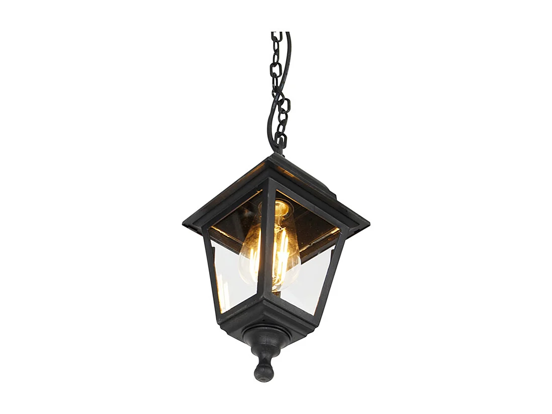 Suspension d'extérieur classique noire IP44 - Capital