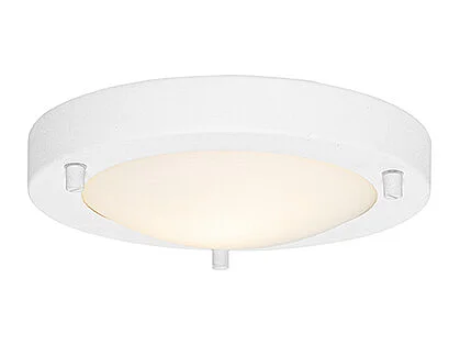 Plafonnier moderne blanc 18 cm IP44 - Yuma