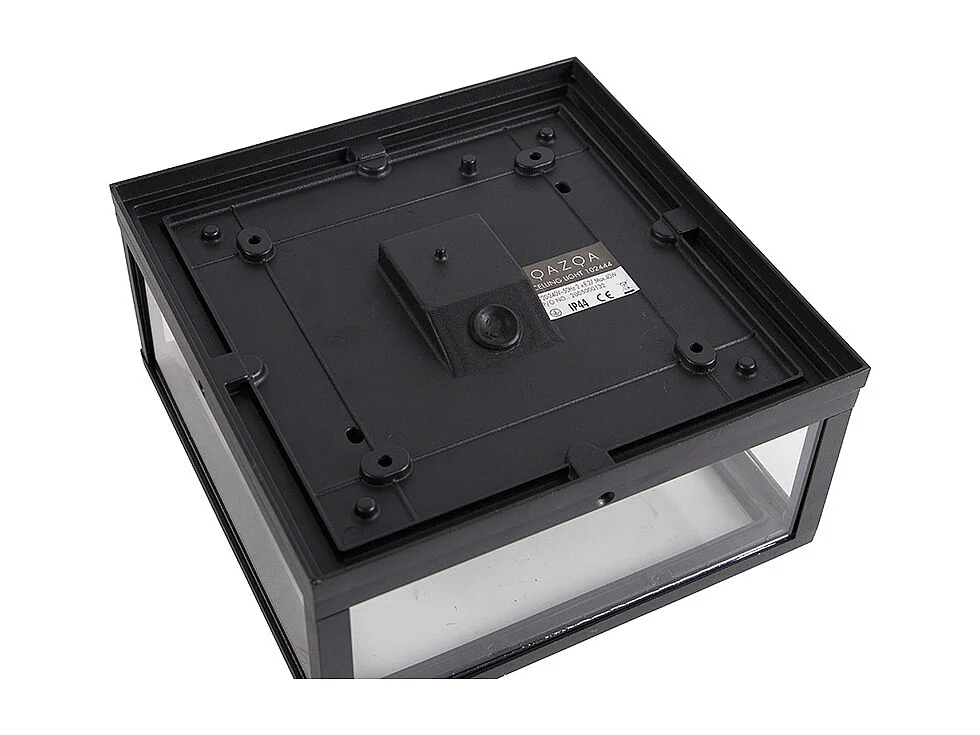 Plafonnier industriel noir IP44 2 lumières - Charlois