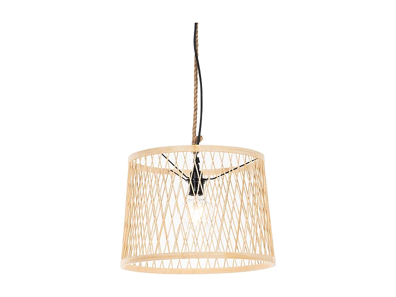 Suspension d'extérieur rustique en rotin 40 cm - Calamus