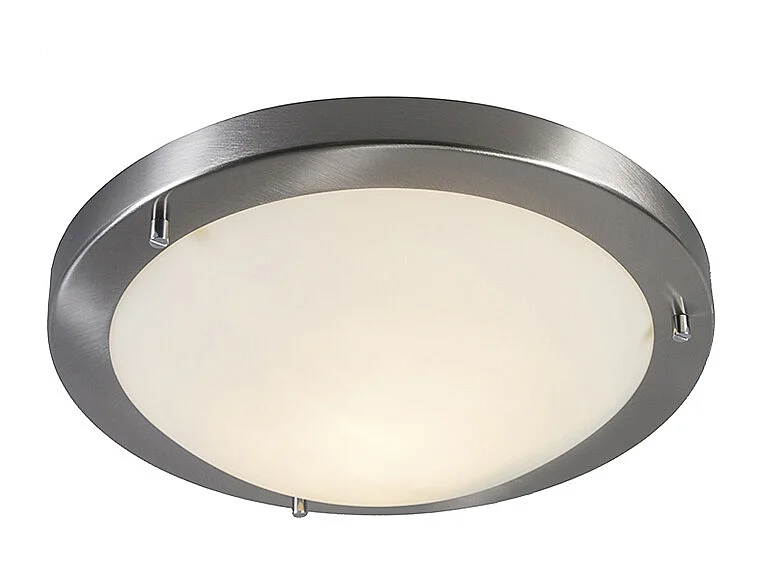 Plafonnier intelligent en acier 31 cm avec WiFi A60 IP44 - Yuma