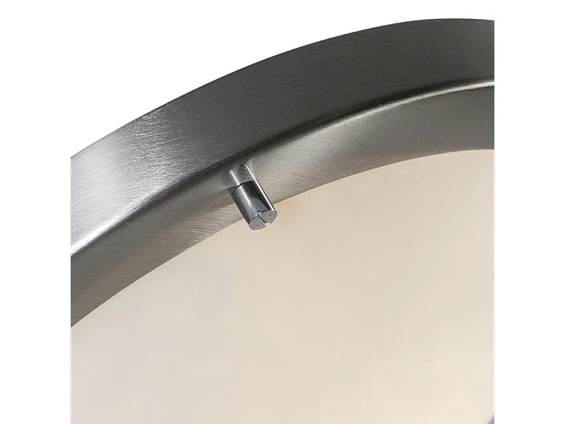 Plafonnier intelligent en acier 31 cm avec WiFi A60 IP44 - Yuma