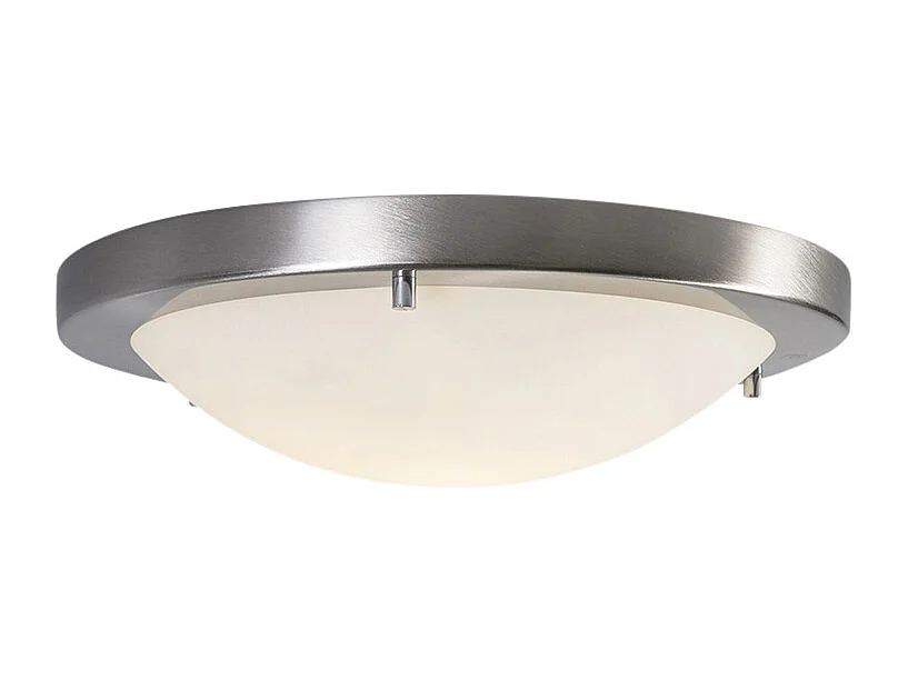 Plafonnier intelligent en acier 31 cm avec WiFi A60 IP44 - Yuma