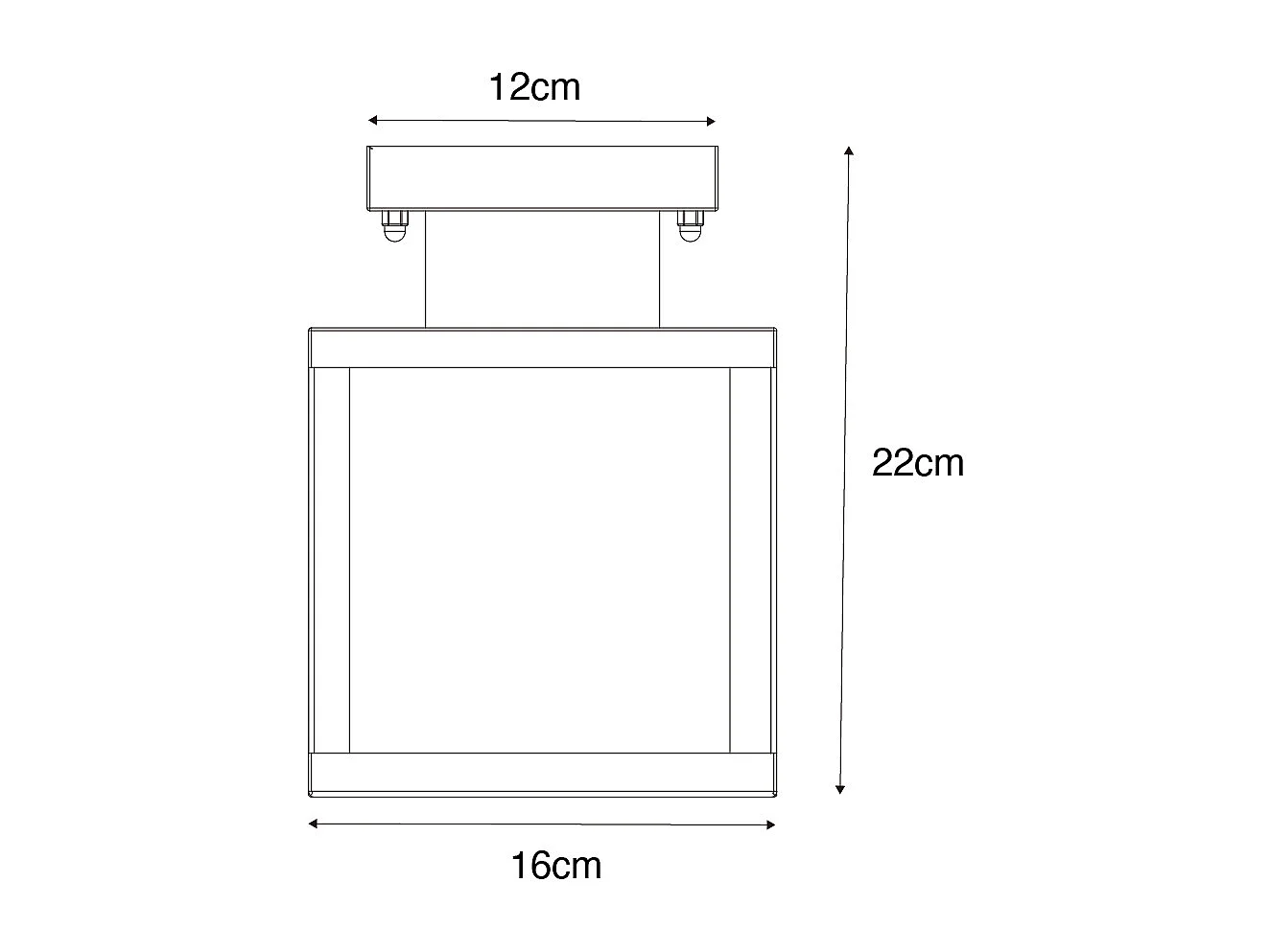 Plafonnier d'extérieur industriel noir et doré - Rotterdam