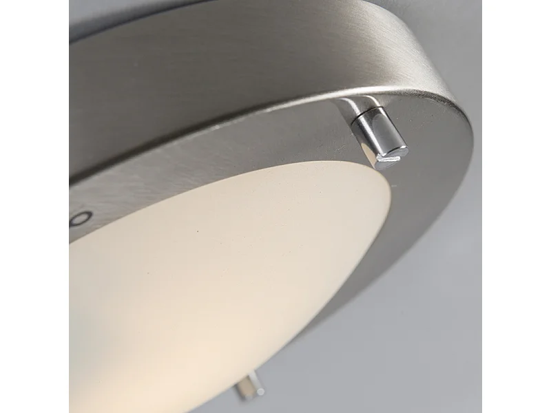 Plafonnier moderne en acier 18 cm IP44 - Yuma