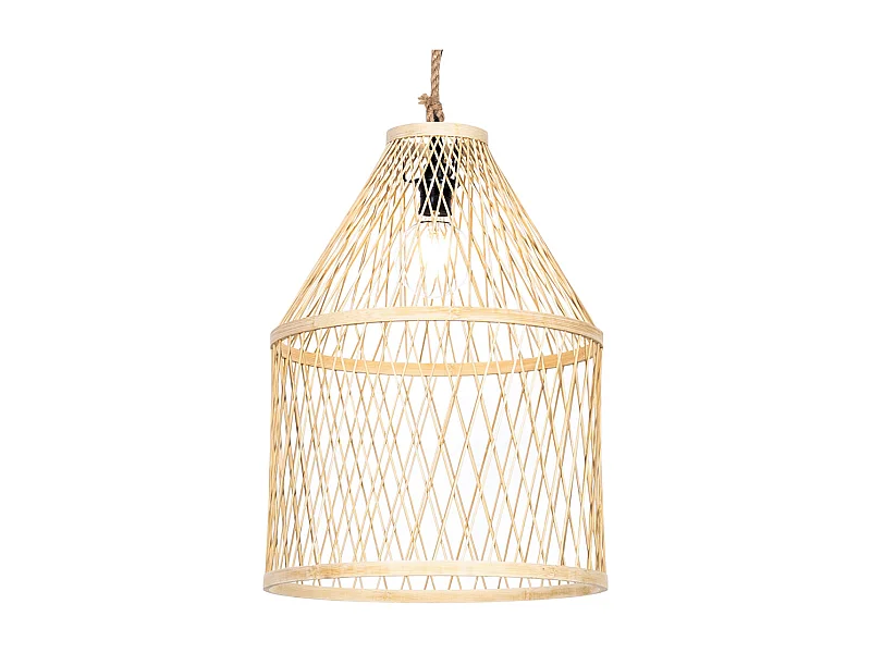 Suspension d'extérieur rustique en rotin 40x55 cm - Calamus