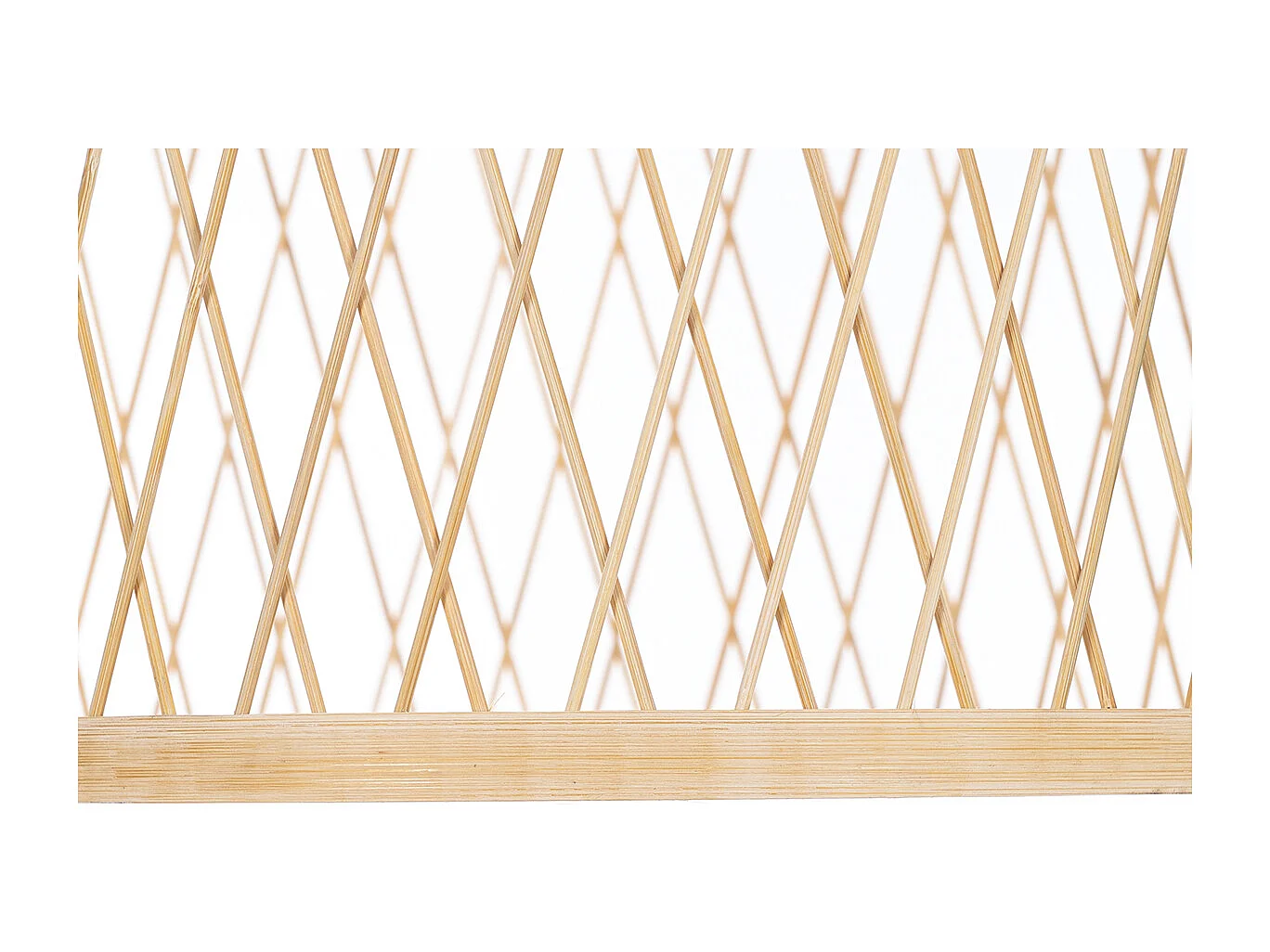 Lampe suspendue d'extérieur rurale en rotin 40x55 cm - Calamus