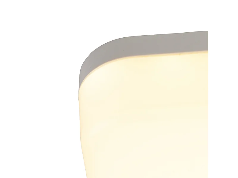 Plafonnier carré moderne avec LED - Plater