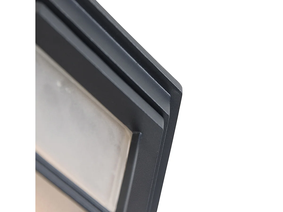 Plafonnier rustique gris foncé 26,5 IP44 - Bri