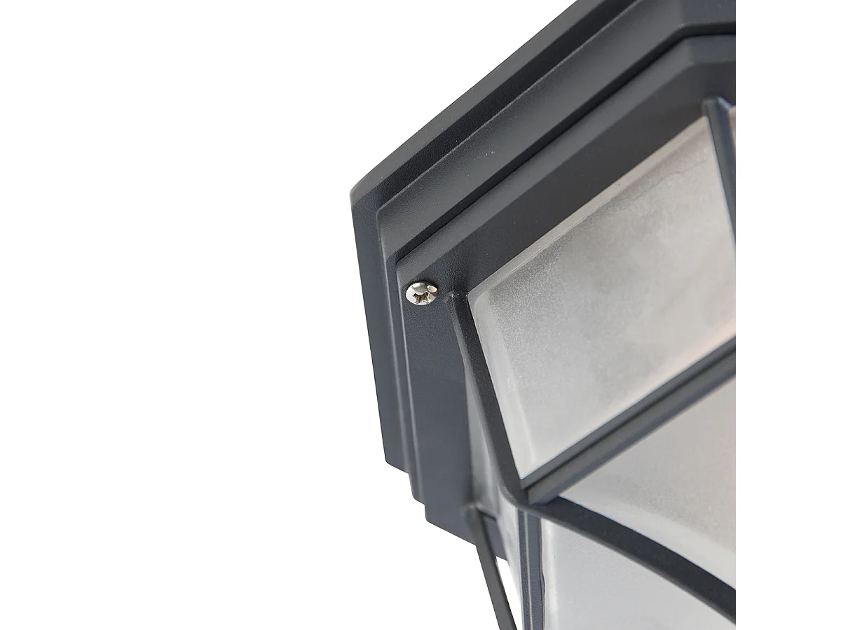 Plafonnier rustique gris foncé 26,5 IP44 - Bri