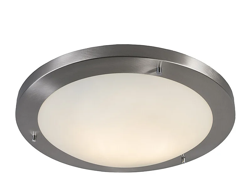 Plafonnier moderne acier 41 cm IP44 - Yuma