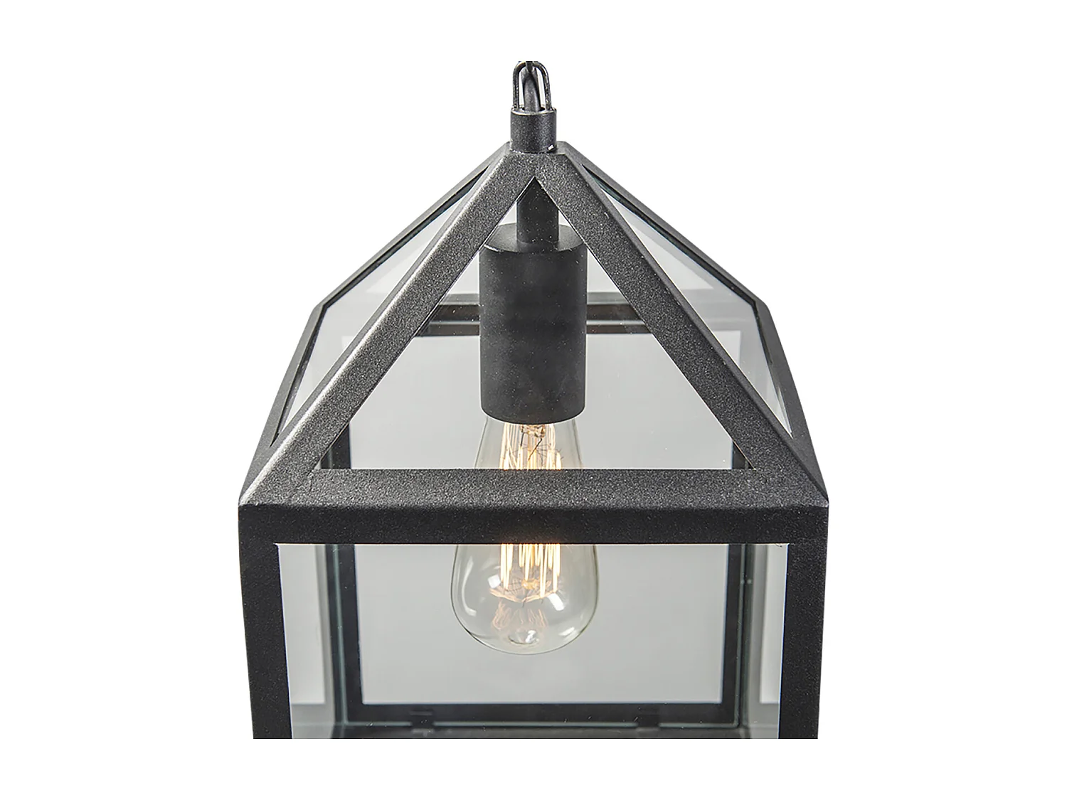 Suspension d'extérieur industrielle noire IP23 - Amsterdam