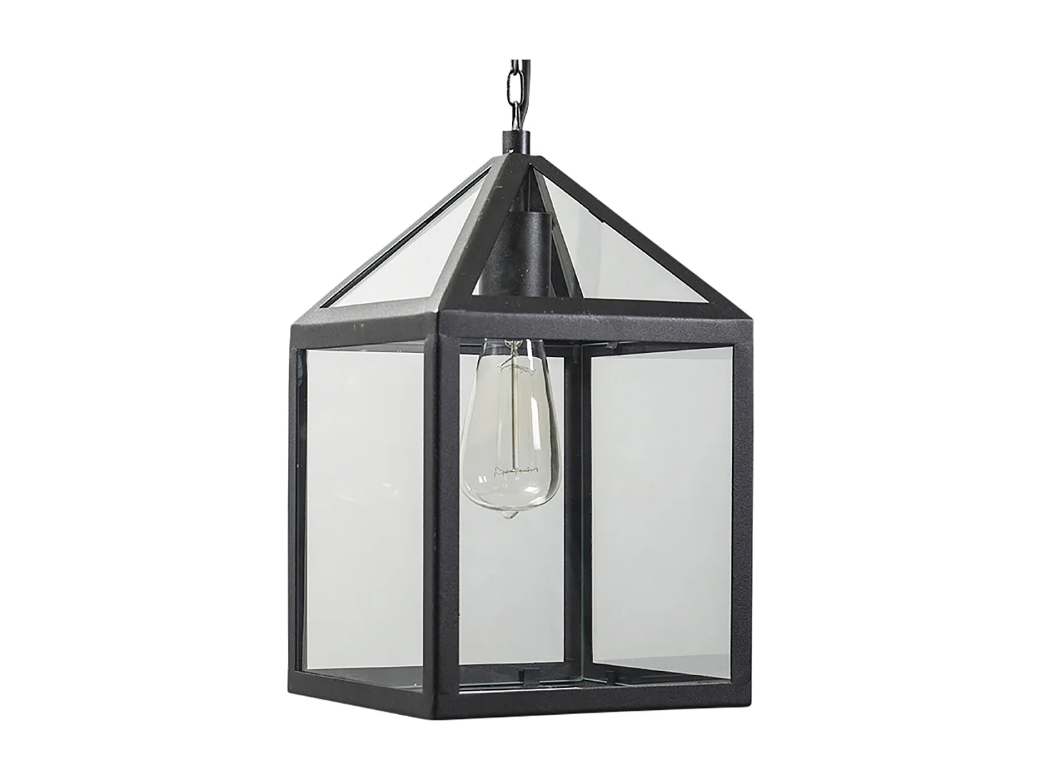 Suspension d'extérieur industrielle noire IP23 - Amsterdam