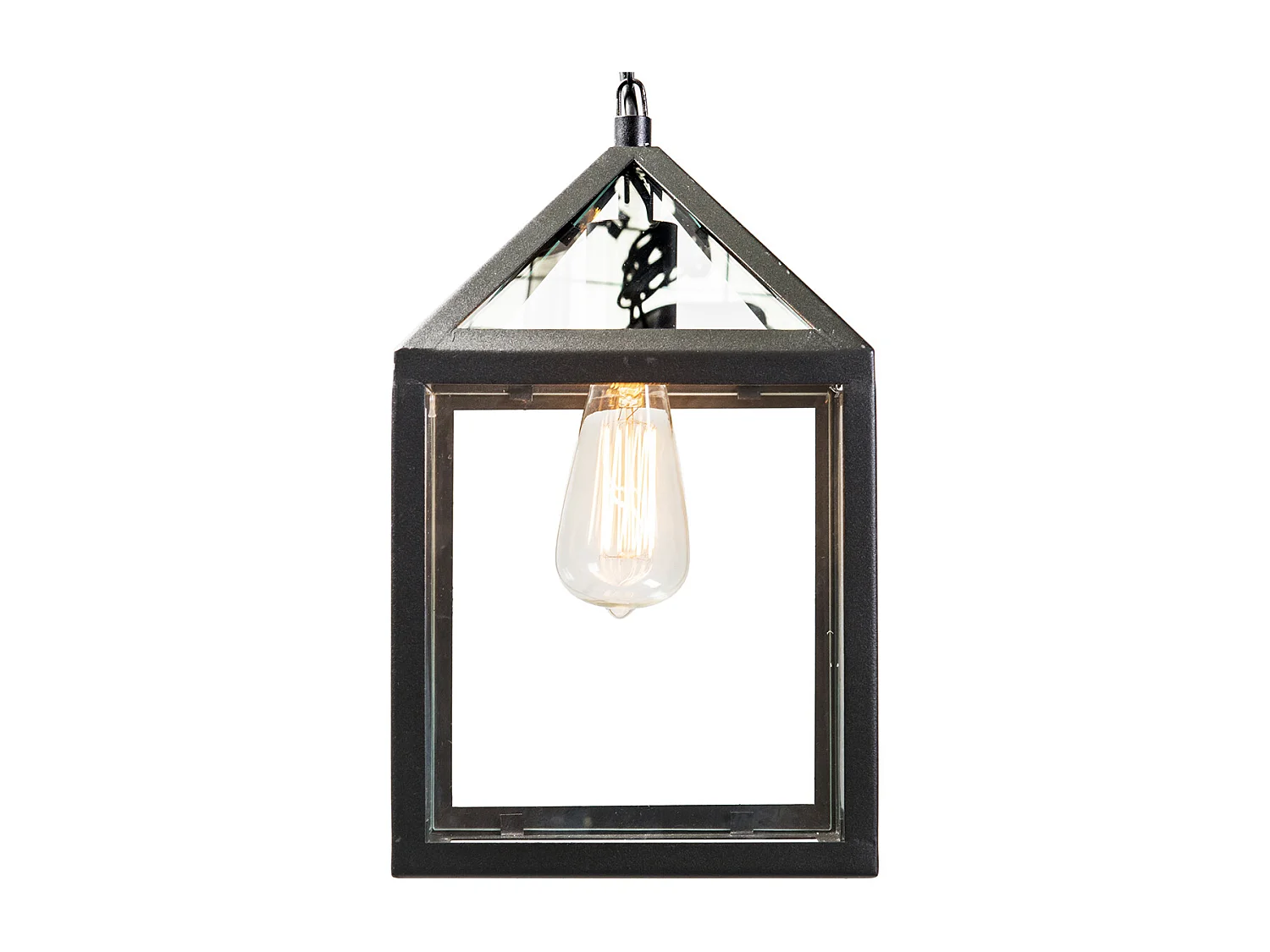 Suspension d'extérieur industrielle noire IP23 - Amsterdam