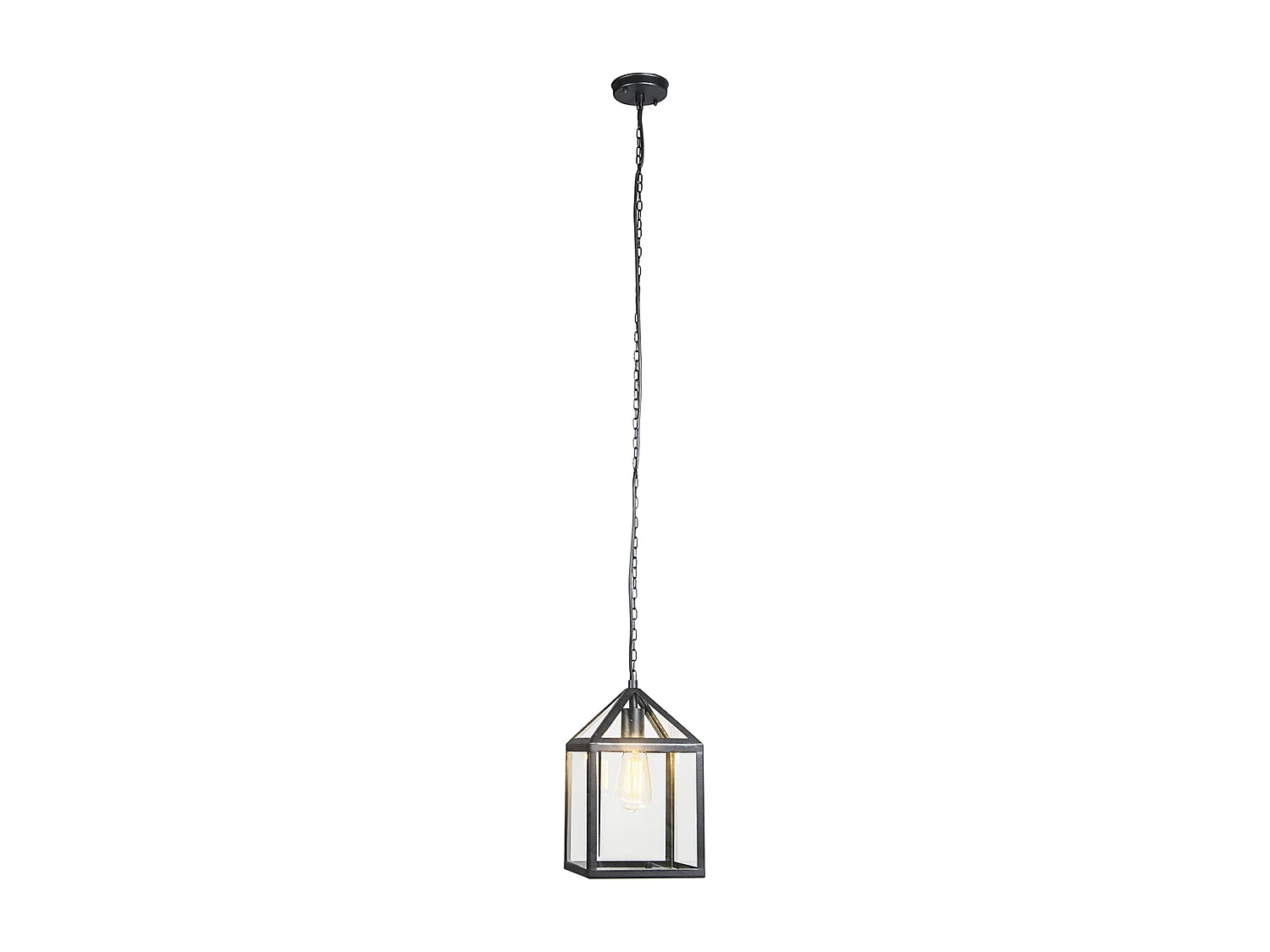 Suspension d'extérieur industrielle noire IP23 - Amsterdam