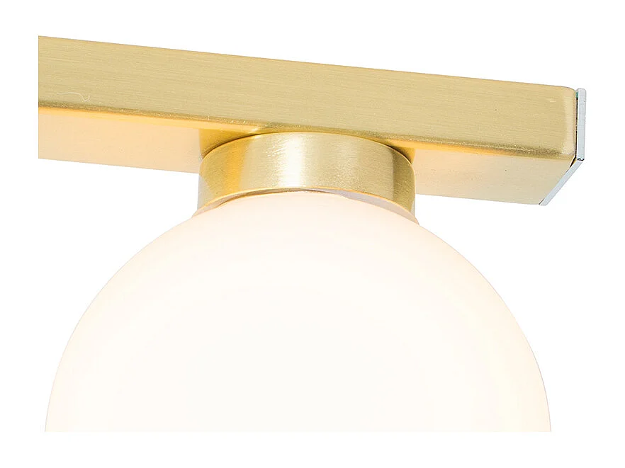 Plafonnier moderne en laiton IP44 4 lumières - Cederic