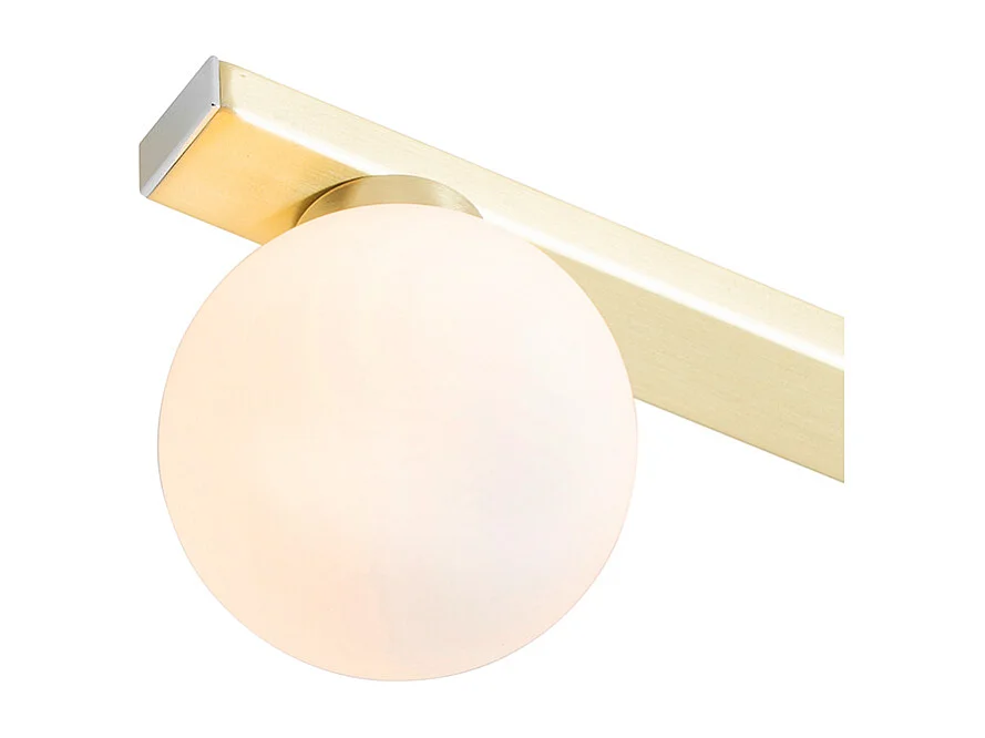 Plafonnier moderne en laiton IP44 4 lumières - Cederic