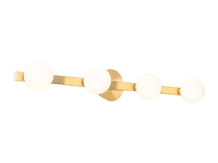 Plafonnier moderne en laiton IP44 4 lumières - Cederic