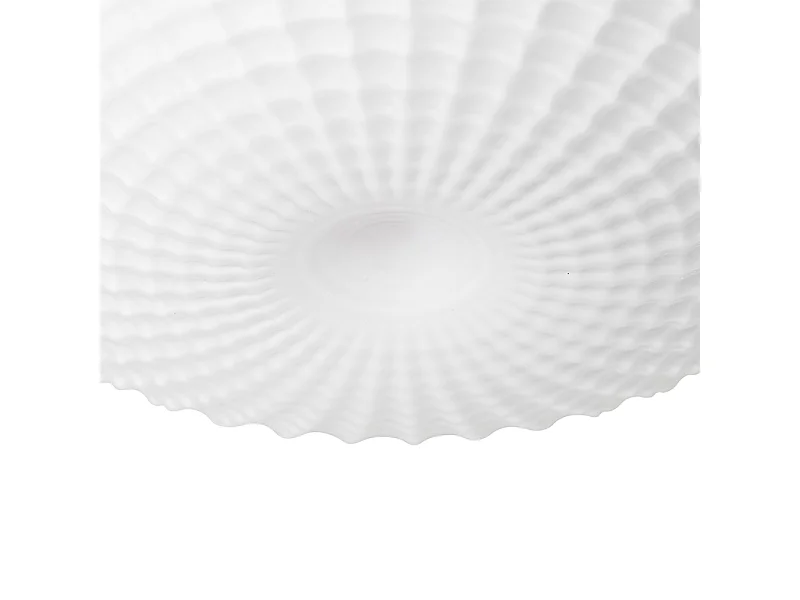 Plafonnier classique noir avec verre opale 23 cm IP44 - Nohmi