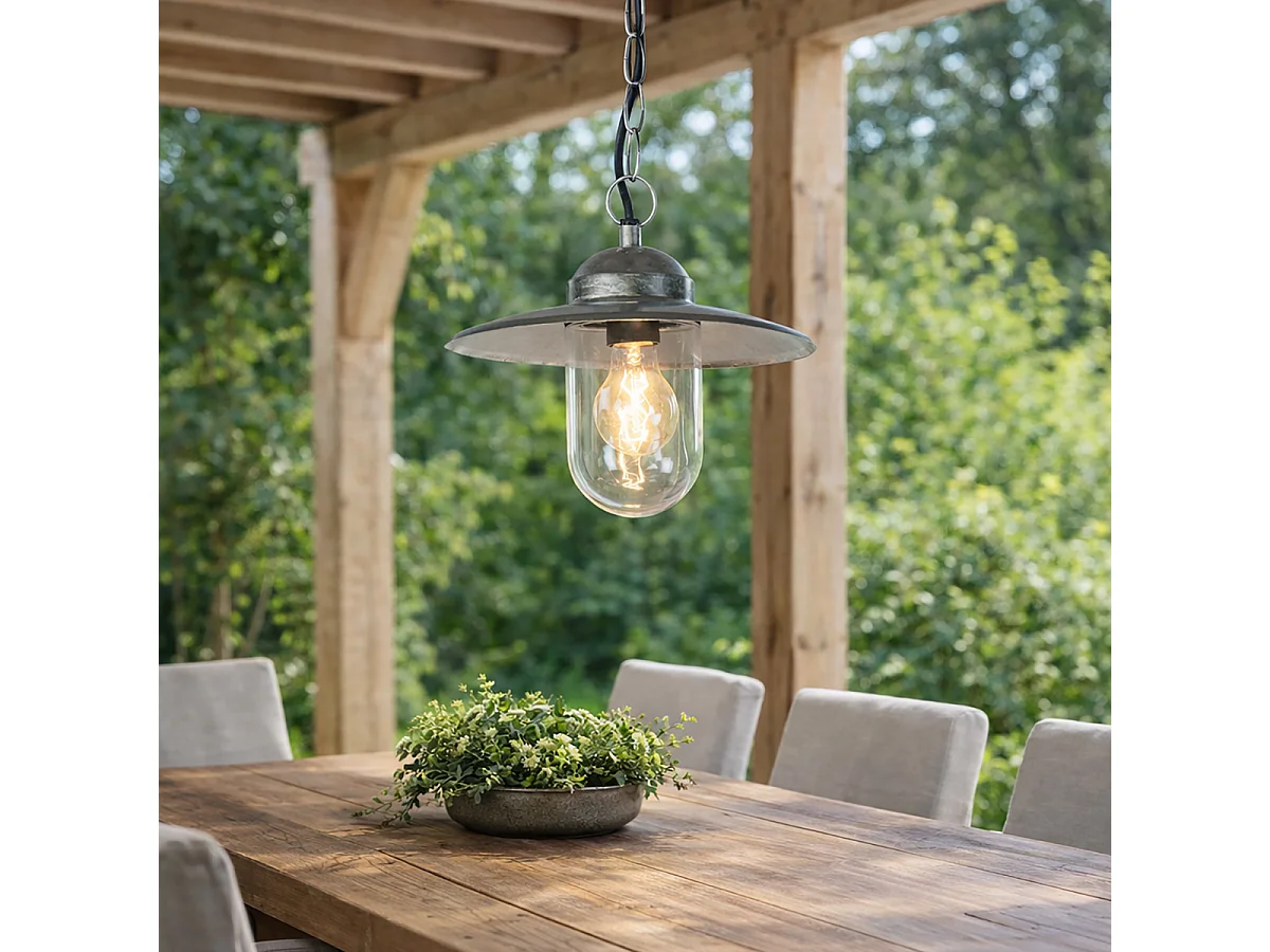 Suspension industrielle en zinc IP44 - Munich