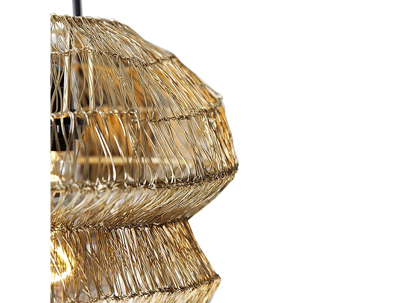 Applique murale orientale dorée - Vadi