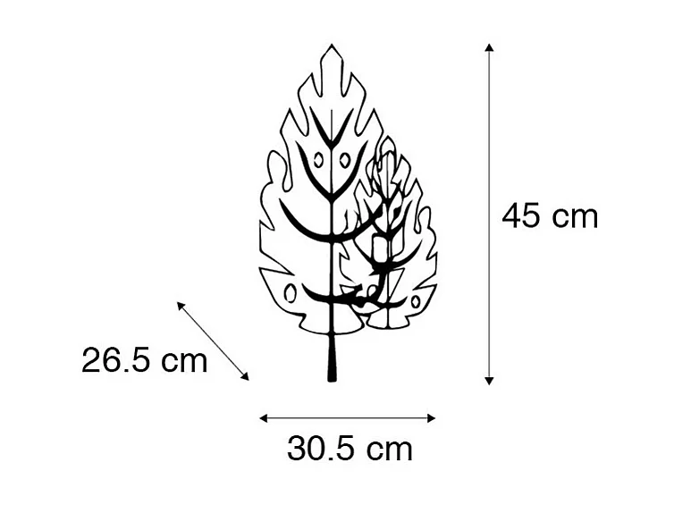 Applique murale design or antique - Carballo