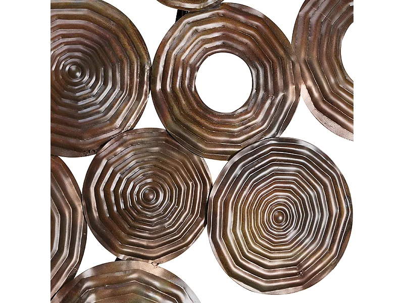 Applique murale Art Déco en cuivre 138 cm - Circles