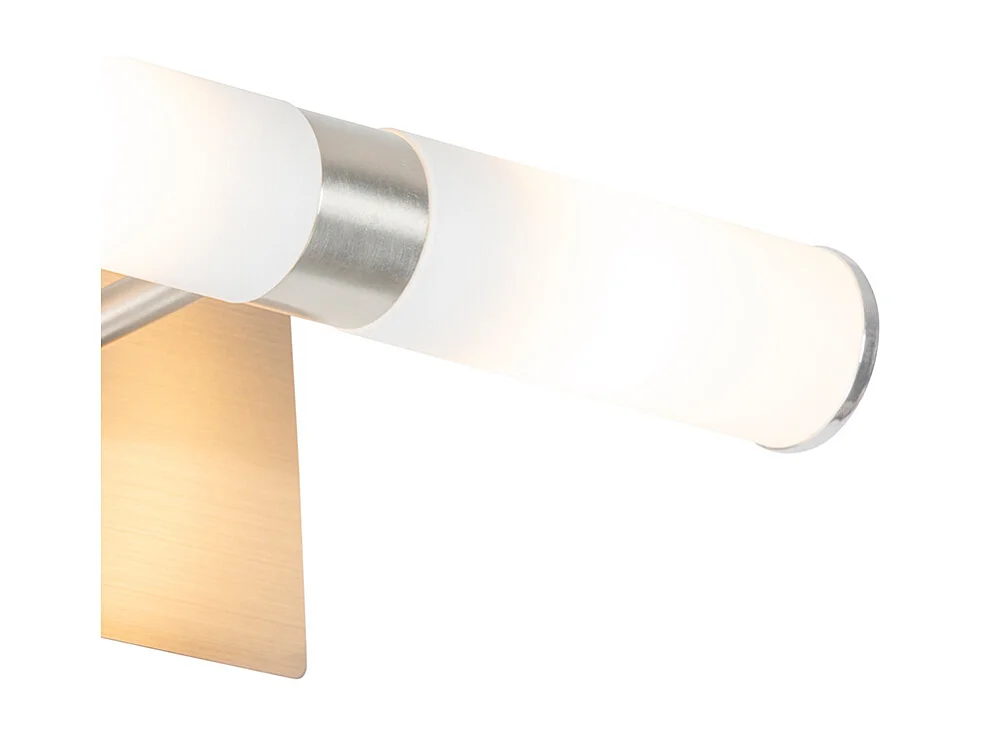 Applique murale moderne en acier IP44 2 lumières - Bath