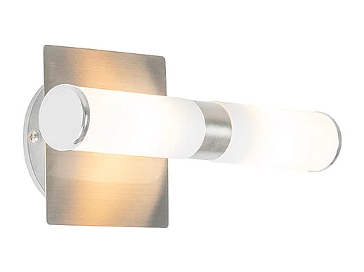Applique murale moderne en acier IP44 2 lumières - Bath