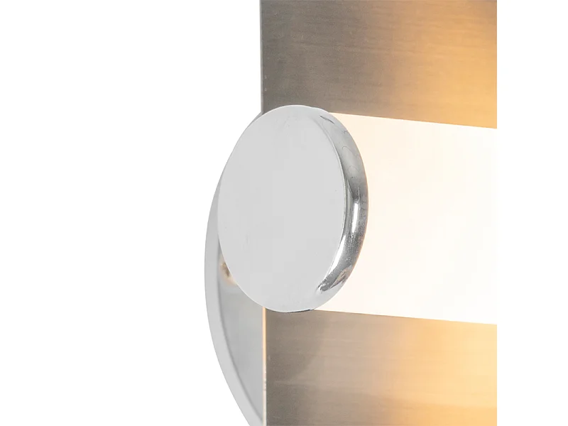 Applique murale moderne en acier IP44 2 lumières - Bath