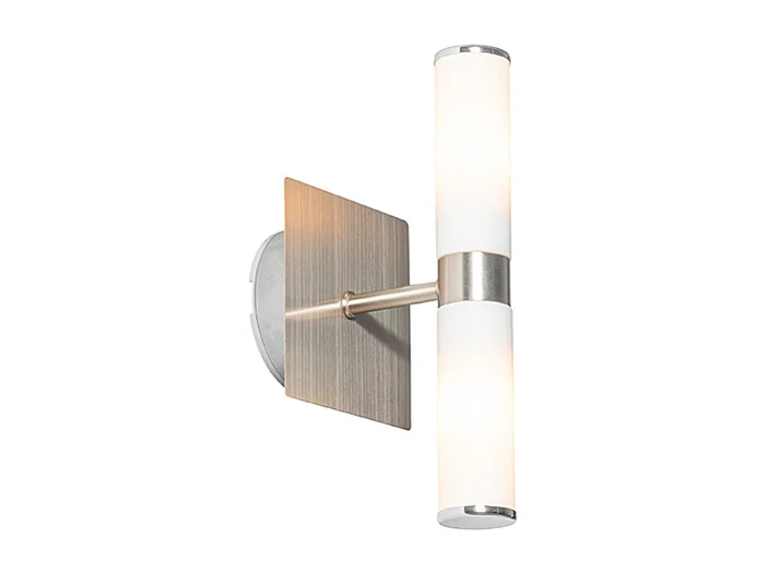 Applique murale moderne en acier IP44 2 lumières - Bath