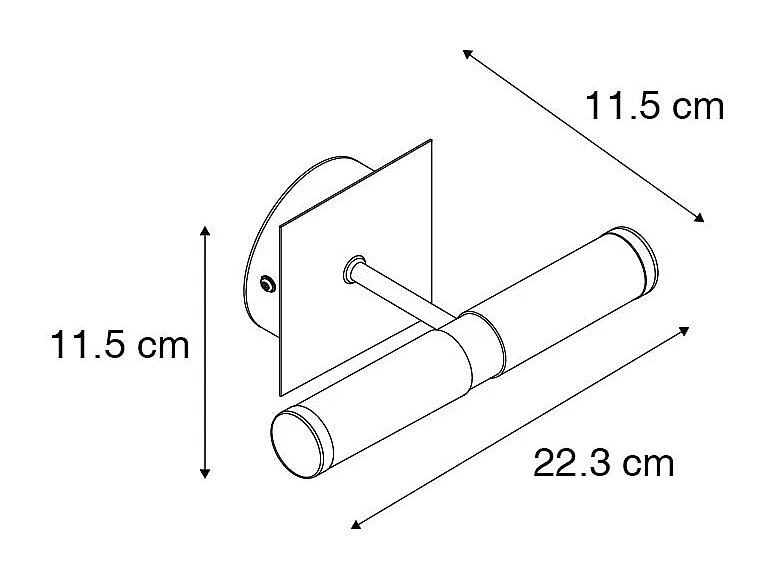 Applique murale moderne chromée à 2 lumières IP44 - Bath