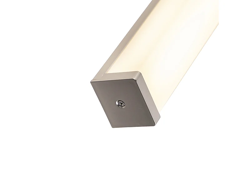 Applique de salle de bain moderne acier 62 cm IP44 - Cascada