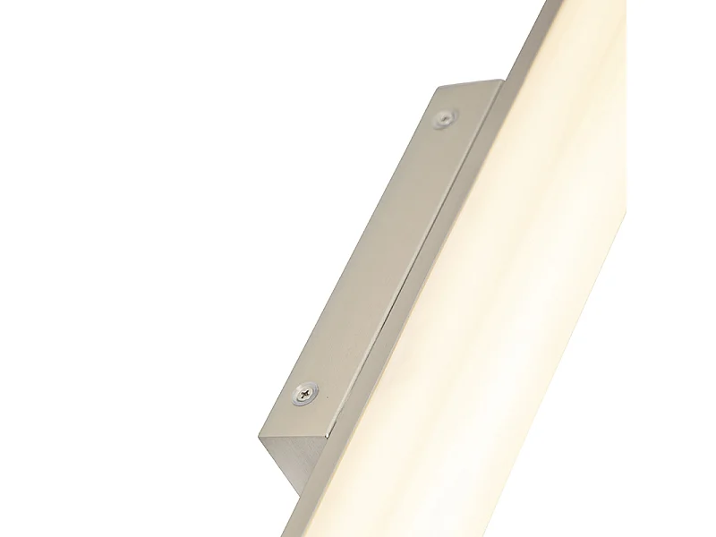 Applique murale moderne en acier pour salle de bain 62 cm IP44 - Cascada