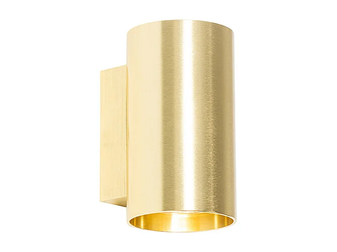 Applique moderne ronde dorée - Sandy