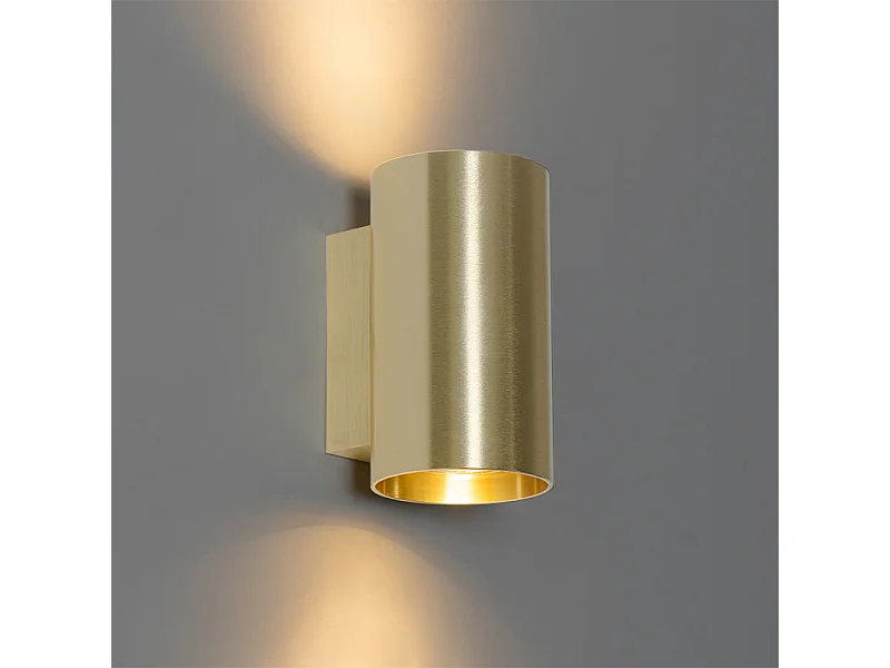 Applique moderne ronde dorée - Sandy