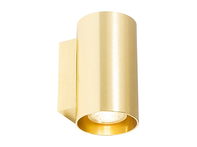 Applique moderne ronde dorée - Sandy