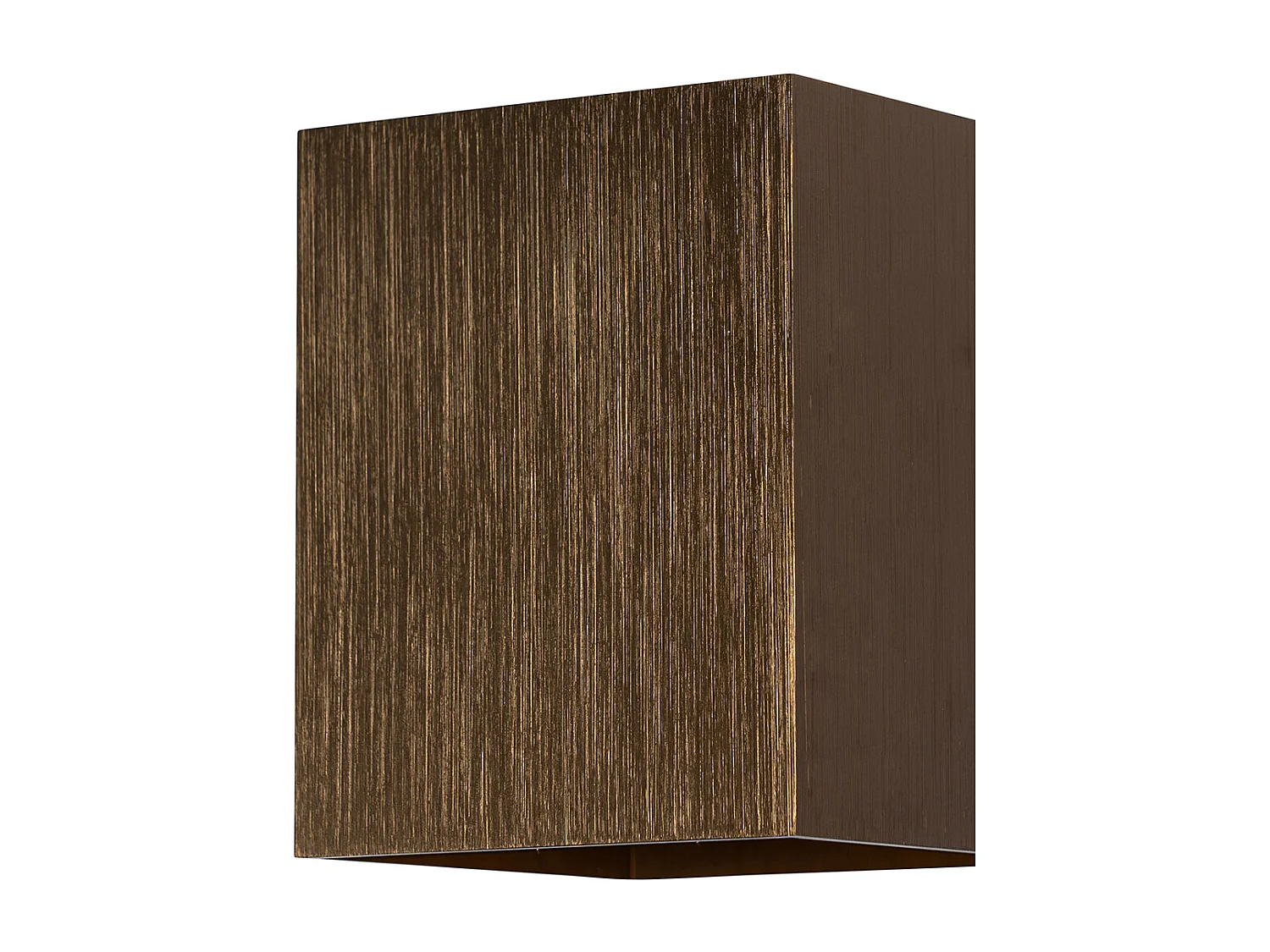 Applique murale moderne bronze foncé carrée - Sola