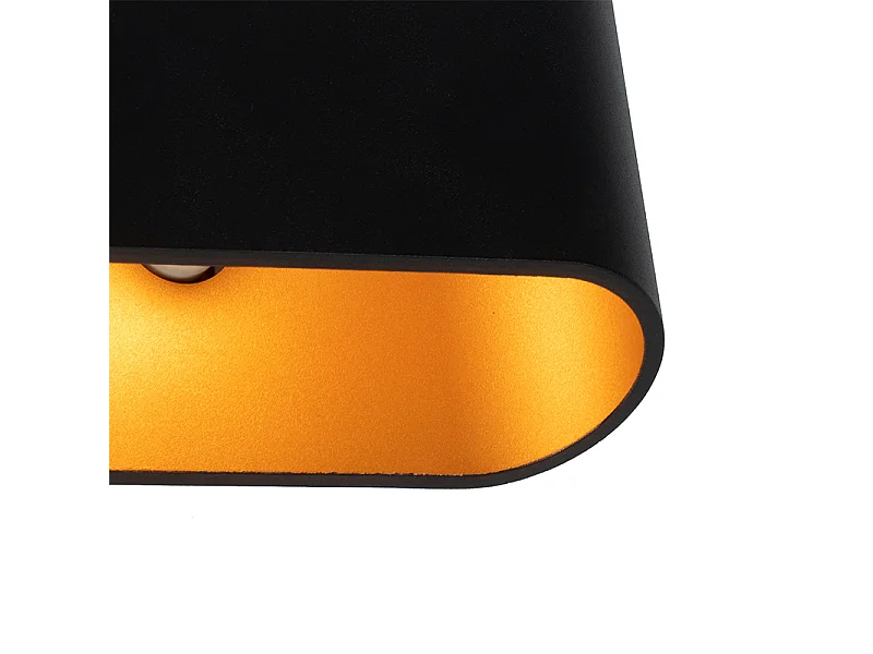 Applique design noir avec or - Alone R.