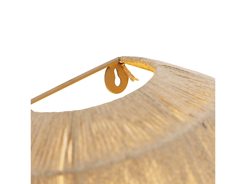 Applique orientale noire avec corde - Riki